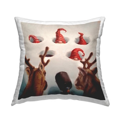 Stupell Industries Holiday Whack an Elf Christmas Reindeer Humor