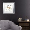 Trademark Fine Art - Janelle Penner Dogs in the Garden II Matted Framed Art - 2 of 4