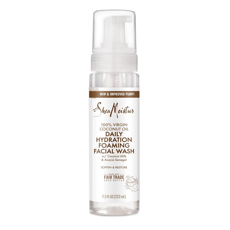 SheaMoisture 100% Virgin Coconut Oil Daily Hydration Foaming Facial Wash - 7.5 fl oz, 3 of 9