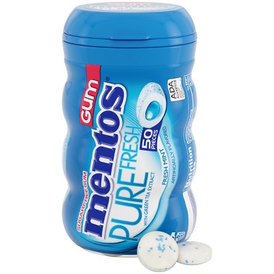 Mentos Pure Fresh Freshmint Sugar-Free Gum - 50ct