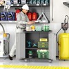 Munora - Lockable Rolling Tool Cabinet with Adjustable Shelves - 16.54"D x 29.53"W x 34.66"H - Black & Grey - 4 of 4