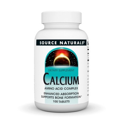 Calcium Amino Acid Complex 200mg by Source Naturals, Inc.  -  100 Tablet