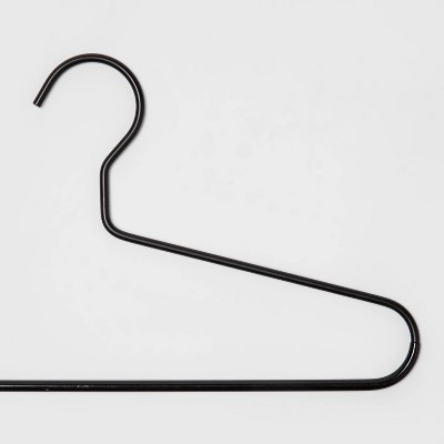10-Pack Black Stainless Steel Pant Hangers