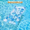 Joyfy 2-Pack Inflatable Pool Float Lounges with Headrest,  Adult Sun Tanning Floating Mats for Lake Beach Pool Party - 2 of 4