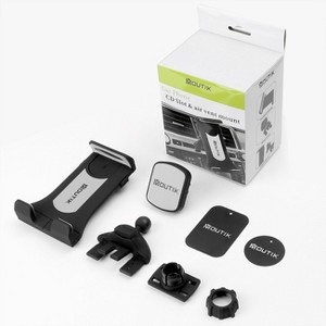Artloge Universal Tablet Car Mount CD Slot Magnetic Clamp Phone Holder 360° Rotation Magnetic Car Holder Extendable Angle Adjustable for 3.5"-10.5" - 1 of 4