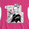 JoJo Siwa Shine Bright Fit & Flair Cap Sleeve Dress - Heather Fuchsia - 2T - 2 of 2