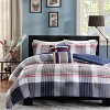 Blue & Red Plaid Carson Multiple Piece Comforter Set - image 2 of 4