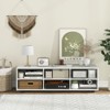 Costway TV Stand TV Console Cabinet 6-Cubby Media Console Entertainment Center with Adjustable Shelves - 2 of 4