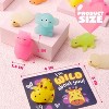 Joyfy 36 Packs 9-Design Gift Cards with Glow Dark Mochi Squishy Toys | Stress Relief Glowing Toys - 2 of 4