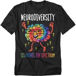 Men's Neurodiversity Brain Celebration T-Shirt - 1 of 4