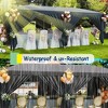 10x20 Pop Up Canopy Tent w/6 Removable Sidewalls,Waterproof Commercial Canopy Ez Outdoor Instant Gazebo Event Shelter,Garden Tents w/Sandbags,White - 3 of 4