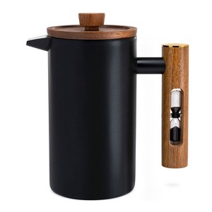 ChefWave French Press Coffee Maker - Stainless Steel, Double Wall Insulated 34oz - 1 of 3