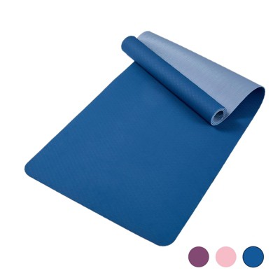 Yoga Mat, Exercise Yoga Mat with Non-Slip Design, 72" x 24" TPE Exercise Mat, Multi-Purpose Workout Mat for Women, Pilates Fitness and Floor Exercises