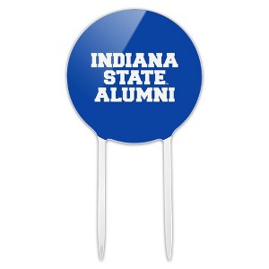Indiana State University Alumni Acrylic Cake Topper Party Decoration for Wedding Anniversary Birthday Graduation - 1 of 4