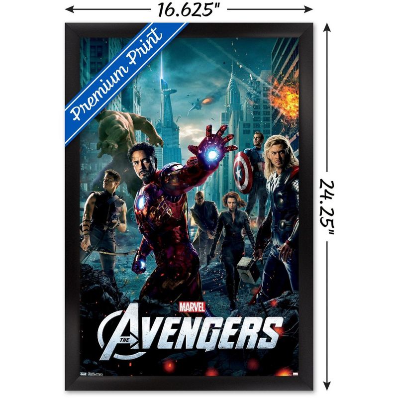 Trends International Marvel Cinematic Universe - Avengers - One Sheet Framed Wall Poster Prints, 3 of 7
