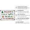 Lomsoe Jolliest Bunch of s This Side of the Nuthouse Metal Tin Sign Welcome Door Sign Christmas Decor Metal Sign Christmas Decor Porch Christmas Decor - 2 of 4