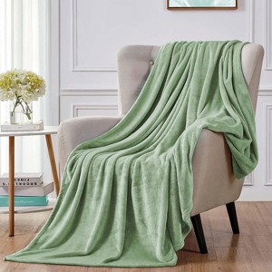 Walensee 50x60 Plush Fleece Throw - Ultra Soft Lightweight Blanket for Couch, Bed & All Seasons - 1 of 4