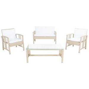Reslor 4 Piece Living Set - Indoor/Outdoor - PAT7713 - Safavieh - 1 of 4