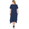 Woman Within Plus Size Drape Hem Dress - 3 of 4