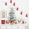 Whisen 4FT Prelit Artificial Christmas Tree with Glitter Base, LED Lights, 396 Tips, Red Berries & Pine Cones, PE/PVC Full Branches - 2 of 4