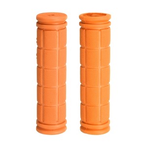 Unique Bargains Rubber Non-Slip Mushroom Bike Fit 7/8" Handlebar Grips 4.53" 2 Pairs - 1 of 4