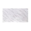 Rectangular Faux Marble Coffee Table with Stainless Steel Frame for Contemporary or Industrial Spaces - 3 of 4