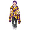 NFL Minnesota Vikings Youth Bloncho Faux Shearling Wearable Blanket - 2 of 2