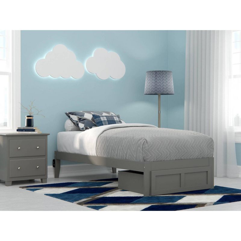Colorado Bed with Foot Drawer and USB Turbo Charger - AFI, 3 of 8