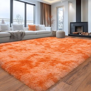 LOVEVOOK 9x12 Feet Large Area Rugs for Living Room Bedroom, Fluffy Shag Rugs, Modern Indoor Floor Carpet for Home Decor Aesthetic - 1 of 4