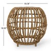 Dracelo End Table Light Brown - 4 of 4
