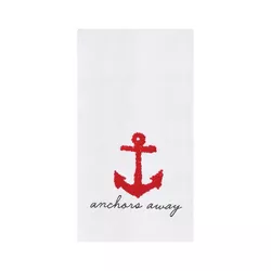 C&F Home Anchor French Knot Flour Sack Kitchen Towel