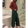 Women's Faux Leather Cropped Pant - SKIES ARE BLUE - 2 of 3