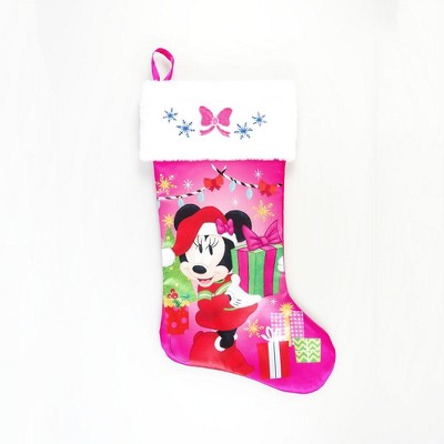 Mickey Mouse & Friends Minnie Mouse Holiday Stocking 20"