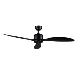Harlin - 52" Diameter Ceiling Fan - CLF1022 - Black - Safavieh - 1 of 3