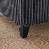 Kumasinova Retro Tufted Corduroy Single Sofa Chair – Ergonomic Back Support, Plush Cushions, Easy Assembly, Accent Armchair for Living Room - 3 of 4