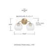 Capital Lighting Dolan 2 - Light Vanity in  Matte Brass - 2 of 4