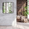 Americanflat - 31x31 Black Framed Square Shaped Mirror with Metallic Accent for Bedroom Living Room Bathroom - 3 of 4