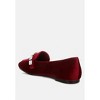 Kyari Velvet Diamante Strap Loafers - 4 of 4