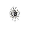 Elegant Lighting Vera 19 inch crystal starburst wall sconce in black - 3 of 4