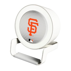 MLB National League Teams Linen Night Light Charger and Bluetooth Speaker - 1 of 3