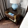 Plank+Beam Solid Wood Nightstand with Storage Drawer and Shelf - 2 of 4