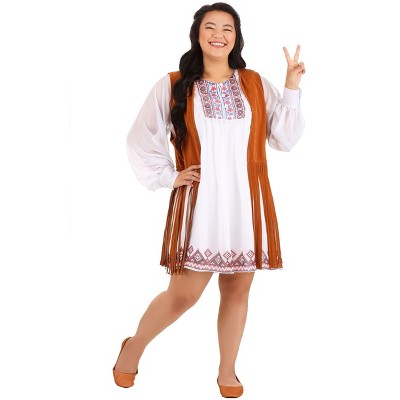 HalloweenCostumes.com Plus Size 70s Free Spirit Costume for Women