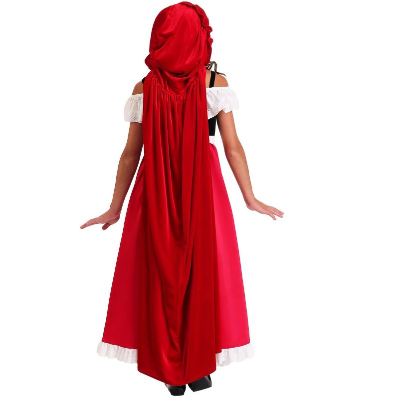 HalloweenCostumes.com Girls Deluxe Red Riding Hood Costume, 3 of 13