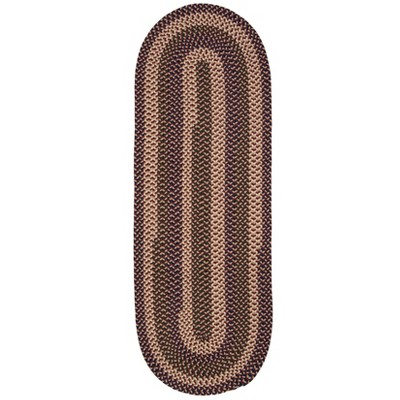 Colonial Mills Brook Farm Runner Rug 2x5 Burgundy