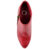 Journee Collection Womens Glam Inside Zip Wedge Booties - 4 of 4