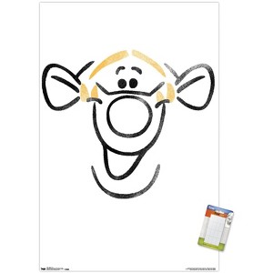 Trends International Disney Winnie The Pooh - Tigger - Face Unframed Wall Poster Prints - 1 of 4