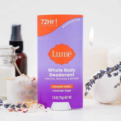 Lume Whole Body Women&#8217;s Deodorant - Smooth Solid Stick - Aluminum Free - Lavender Sage Scent - 2.6oz_6