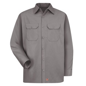 Red Kap Men's Long Sleeve Utility Uniform Shirt - 1 of 4