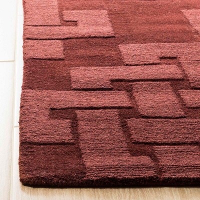 Ceiling Wax Geometric Hand-Tufted Wool Area Rug 5' x 8'