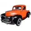 1940 Ford Pickup Truck Orange "Timeless Classics" 1/18 Diecast Model Car by Motormax - 2 of 3
